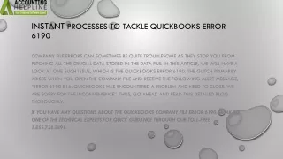 instant processes to tackle quickbooks error 6190