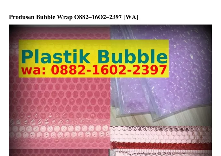 produsen bubble wrap o882 16o2 2397 wa