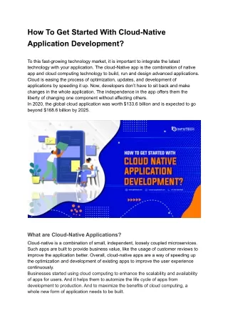 How To Get Started With Cloud-Native Application Development