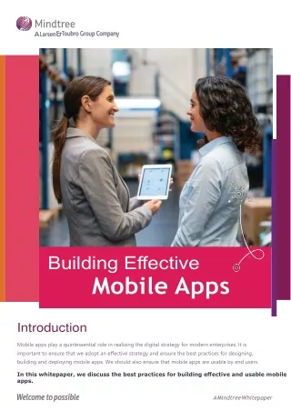 Mobile App Development Services | Mindtree