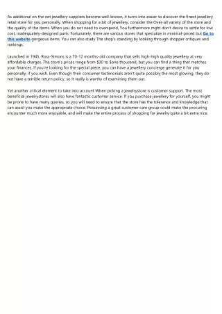 as additional on the net jewellery suppliers