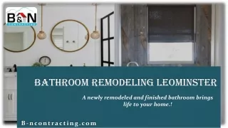 Bathroom Remodeling Leominster