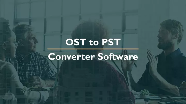 ost to pst converter software