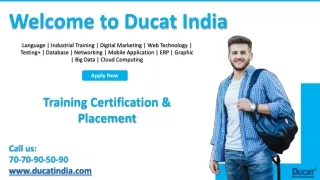 welcome to ducat india