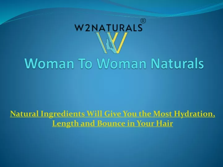 woman to woman naturals