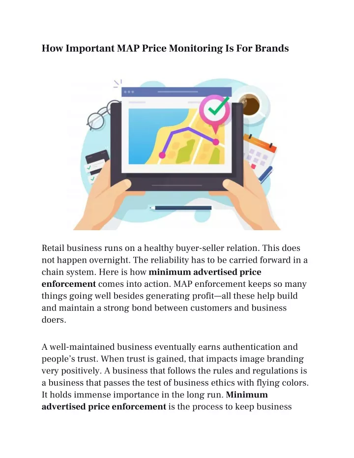 how important map price monitoring is for brands