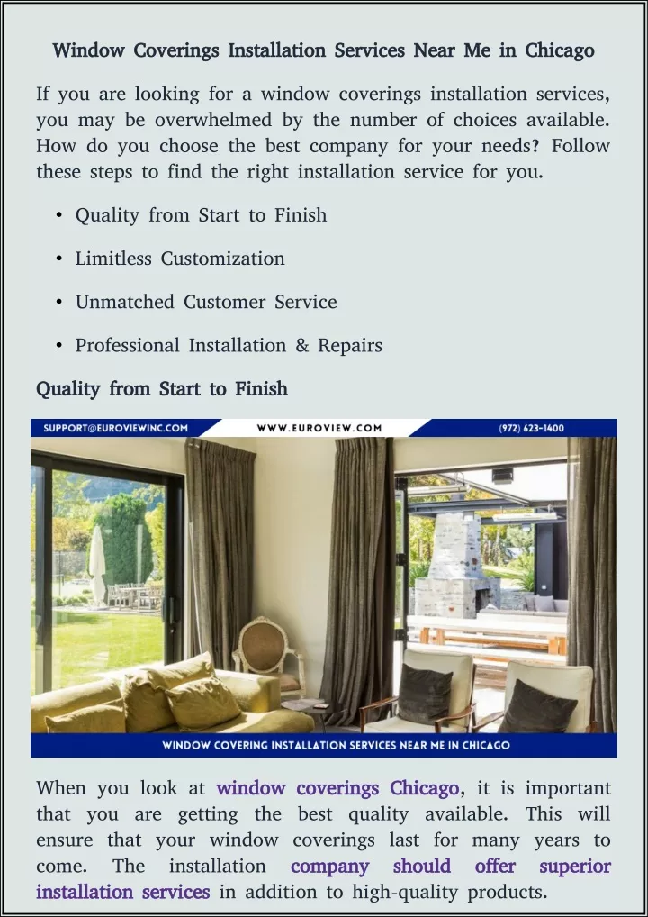 window coverings installation services near