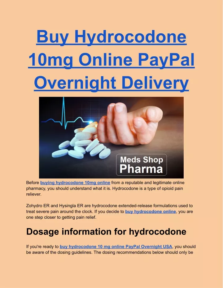 buy hydrocodone 10mg online paypal overnight
