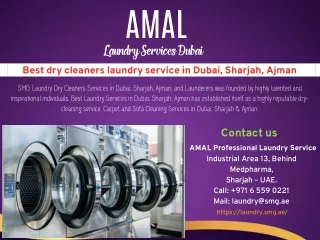 Best dry cleaners laundry service in Dubai, Sharjah, Ajman