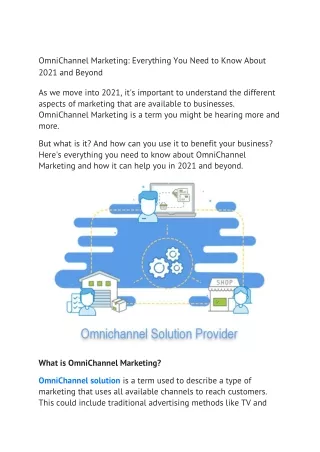 omnichannel marketing everything you need to know