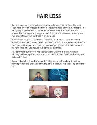 hair loss