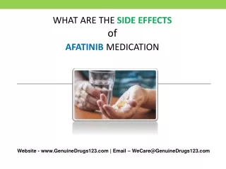 what are the side effects of afatinib medication