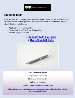 standoff bolts