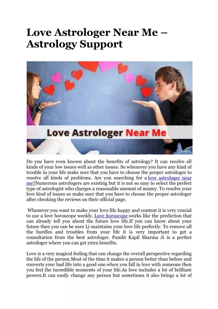 love astrologer near me astrology support