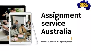 Assignment service Australia