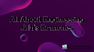 all about engineering it s branches