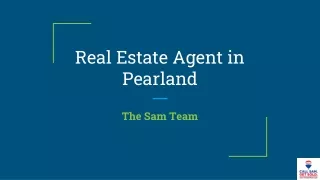 Real Estate Agent in Pearland