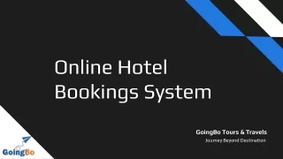 Why people need to book hotel online?