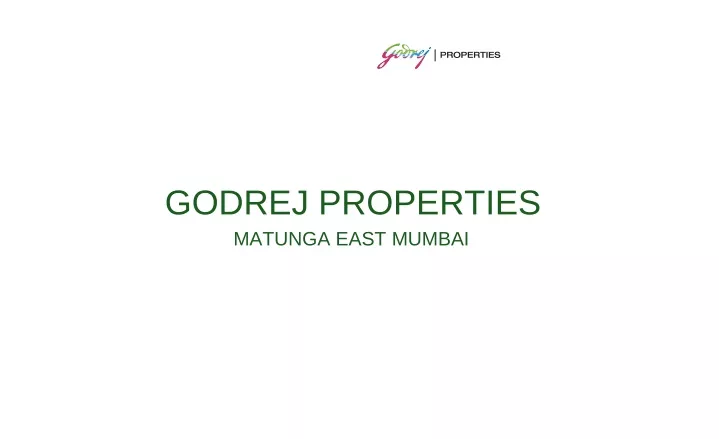 godrej properties matunga east mumbai