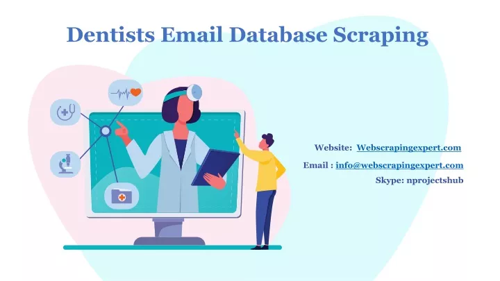 dentists email database scraping