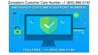 zonealarm customer care number 1 800 886 0140