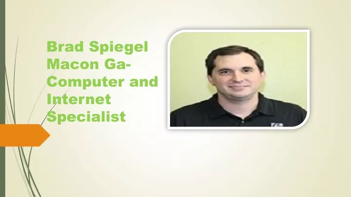 brad spiegel macon ga computer and internet specialist