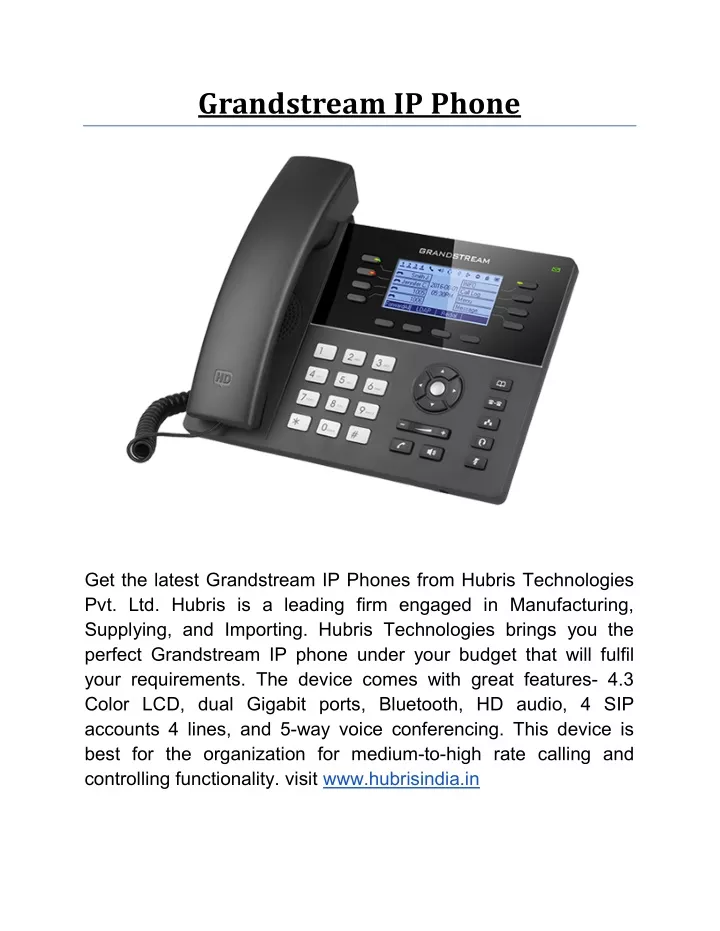 grandstream ip phone