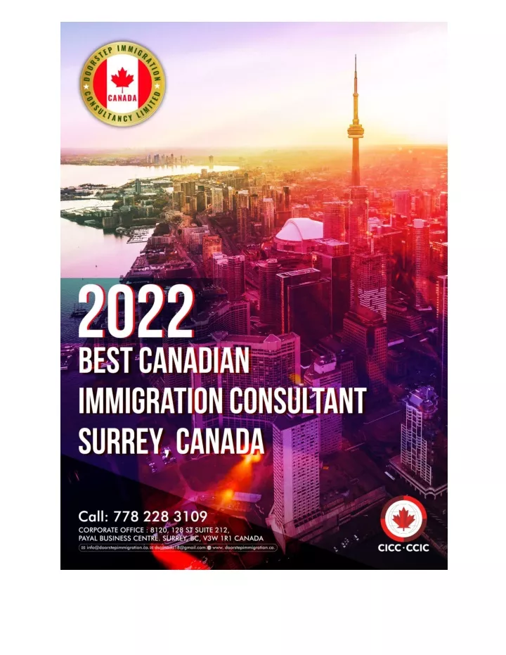 Ppt Best Canadian Immigration Consultant Surrey Immigration Consultant Powerpoint 2418