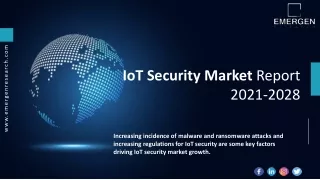 IoT Security Market Research by Key Players, Type and Application