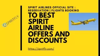 Spirit Airlines official site  reservation  flights booking pdf