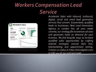 workers compensation lead service