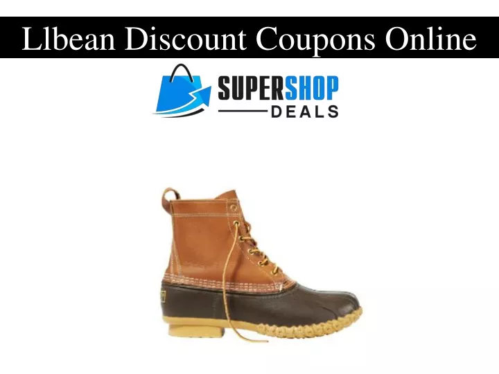 llbean discount coupons online