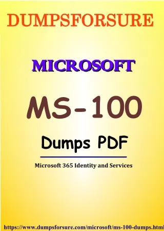 How to pass MS-100 Exam Dumps in 2 Weeks?