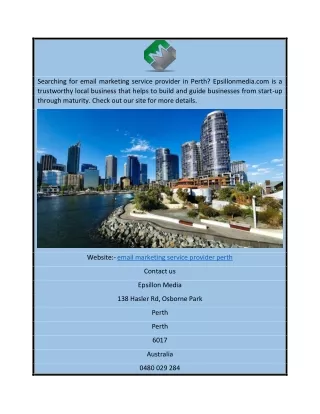 Email Marketing Service Provider Perth | Epsillonmedia.com