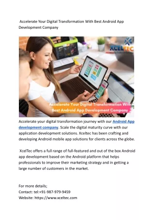 accelerate your digital transformation with best