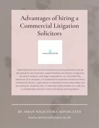 Hire the best Commercial Litigation Solicitors in Birmingham