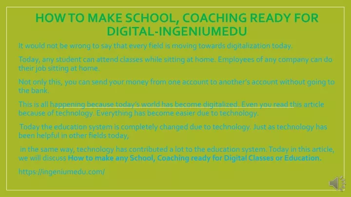 how to make school coaching ready for digital ingeniumedu