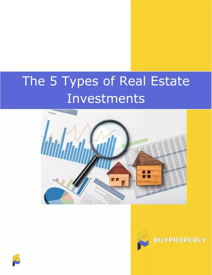 the 5 types of real estate investments