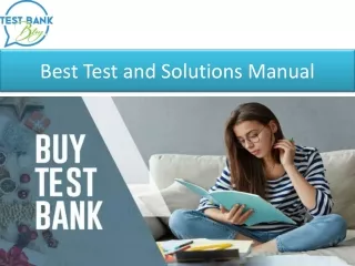 best test and solutions manual