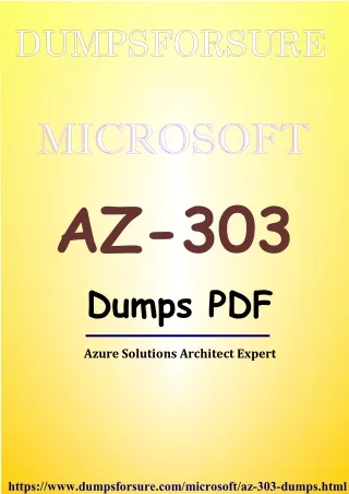 Important Information - AZ-303 Questions Answers – DumpsForSure