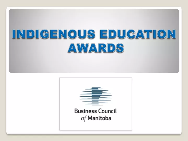 indigenous education awards