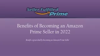 Benefits of Becoming an Amazon Prime Seller in 2022