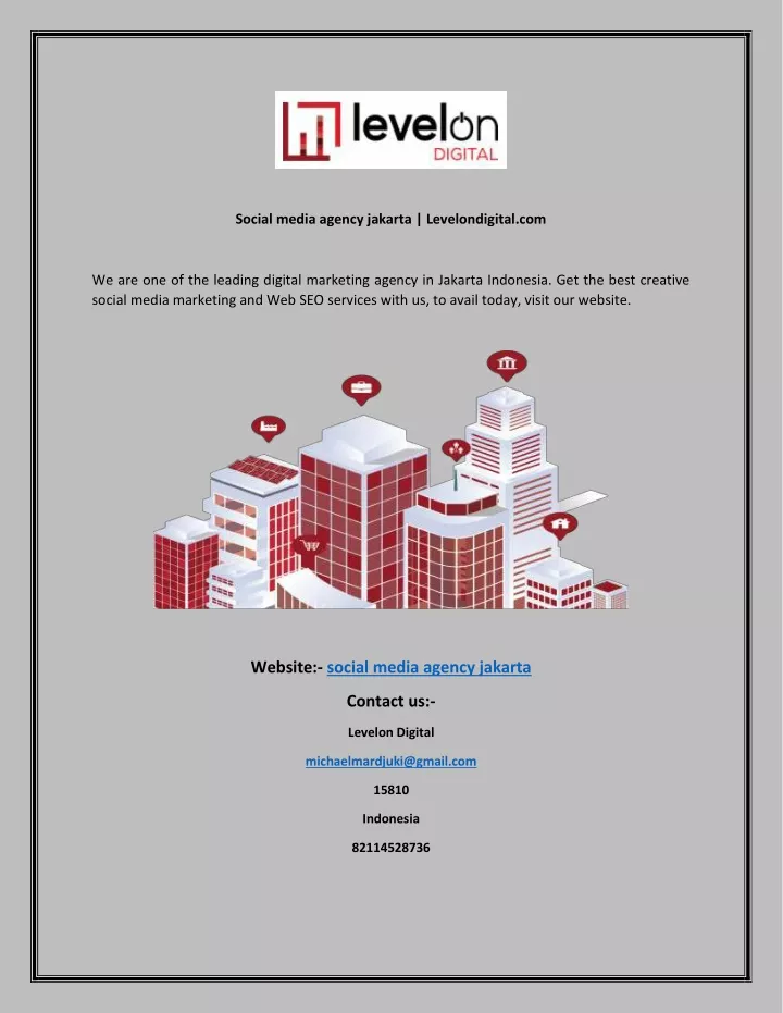 social media agency jakarta levelondigital com