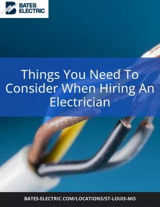 Electricians St Louis MO