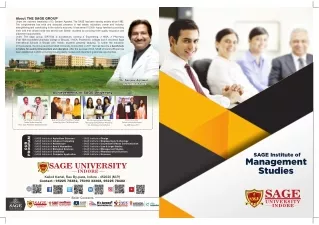SAGE  INSTITUTE OF MANAGEMENT STUDIES