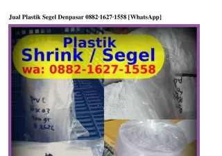 Jual Plastik Segel Denpasar ౦88ᒿ~1Ϭᒿᜪ~1558{WhatsApp}
