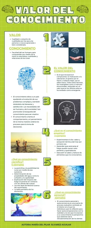valor del valor del conocimiento conocimiento