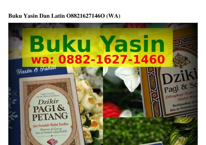 buku yasin dan latin o8821627146o wa