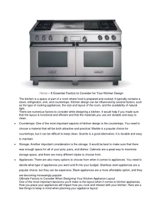 home 8 essential factors to consider for your