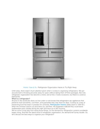 home how to fix refrigerator organization hacks